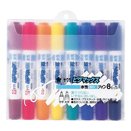 ZPK-T8 サクラクレパス ピグマックスツイン 8色セット サクラクレパス 4901881817557（60セット）