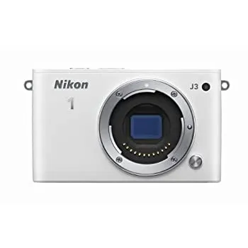 【中古】(非常に良い)Nikon ミラーレス一眼 Nikon 1 J3 ボディー ホワイト N1J3WH