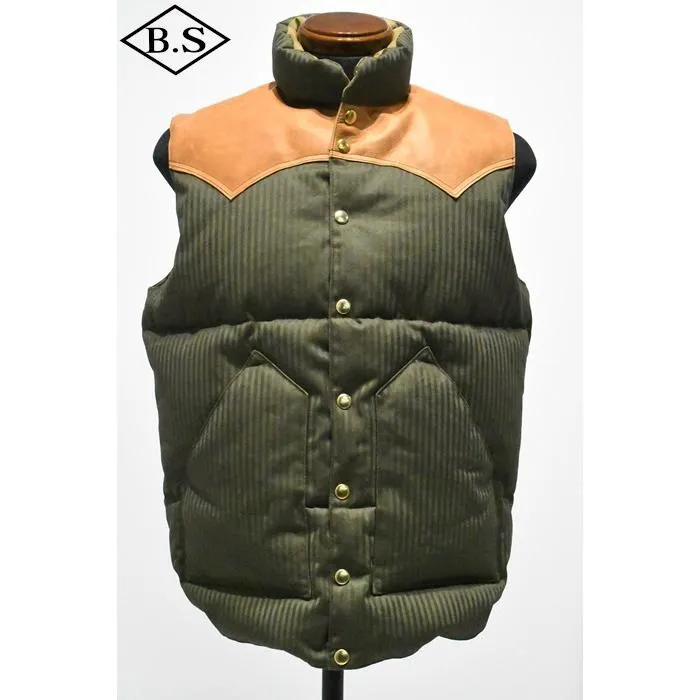 WAREHOUSE ウエアハウス ダウンベスト Lot 2236 ROCKY MOUNTAIN × WAREHOUSE HBT DOWN VEST OD