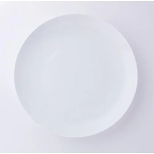 中華オープン 中華食器 / MEGA（白磁強化） 16吋プレート（TAB161） 寸法:39.3 x 4.7cm