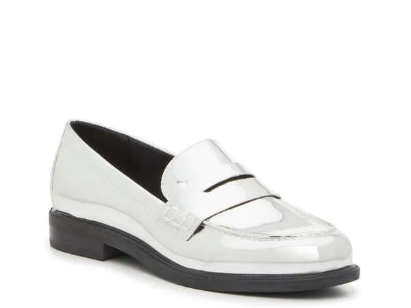 マークフィッシャー レディース シューズ スリッポン・ローファー Marc Fisher Ilithia Loafer Silver Metallic シルバー