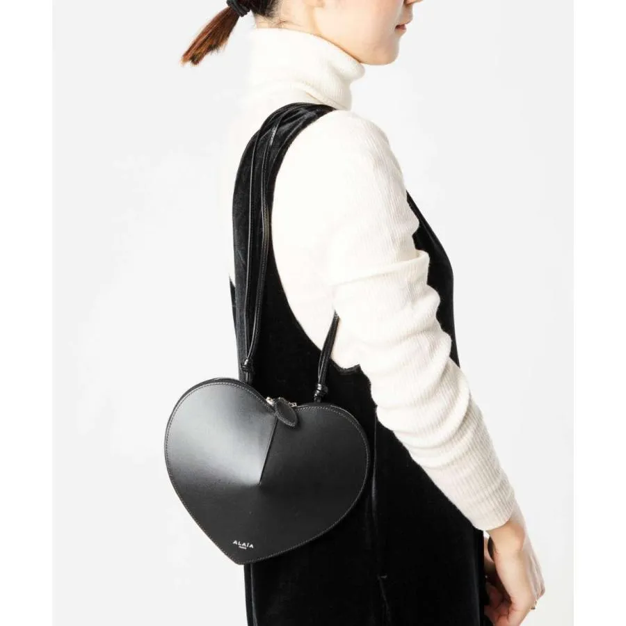 アライア ALAIA LE COEUR ル クール BAG in LUX CALFSKIN ラクスカーフスキン ショルダーバッグ AA1P003C0Y75 レザー ハート レディース バッグ 爆買