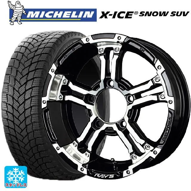 スズキ ジムニーシエラ(74系)用 215/70R16 100T ミシュラン 正規品 エックスアイス スノー SUV チームデイトナ FDX-J