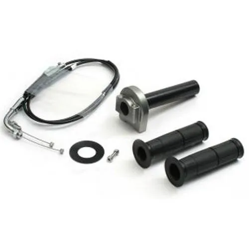 ACTIVE 車種別スロットルキット TYPE-1 巻取φ40/メッキ金具 ガンメタ GSX1300R(99-07) 1068791 バイク