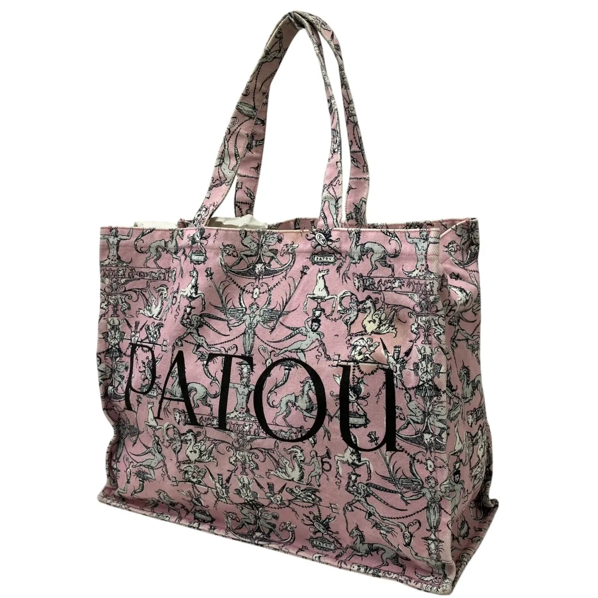 【中古】Patou トートバッグ ピンク 【280226】（パトゥ）