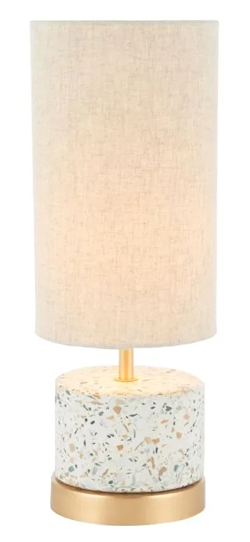 サファヴィヤ safavieh テーブルランプ サファビヤ サファヴィア SAFAVIEH Lighting Collection Laszlo Natural/Gold 17-inch Table Lamp (LED Bulb Included) 【並行輸入品】