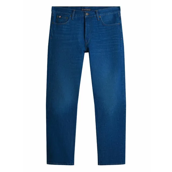 トミー ヒルフィガー メンズ デニムパンツ ボトムス Five-pockets straight-leg jeans Blue