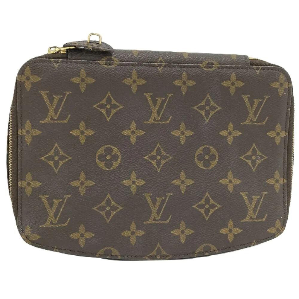 【中古】LOUIS VUITTON ポッシュ モンテカルロ アクセサリーケース モノグラム M47350