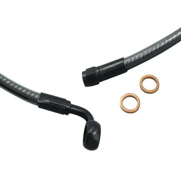 【メーカー在庫あり】 033430 MAGNUM マグナム アッパーブレーキライン 長さ:24in(約609mm) フィッティング:AN-3、10mm HD店