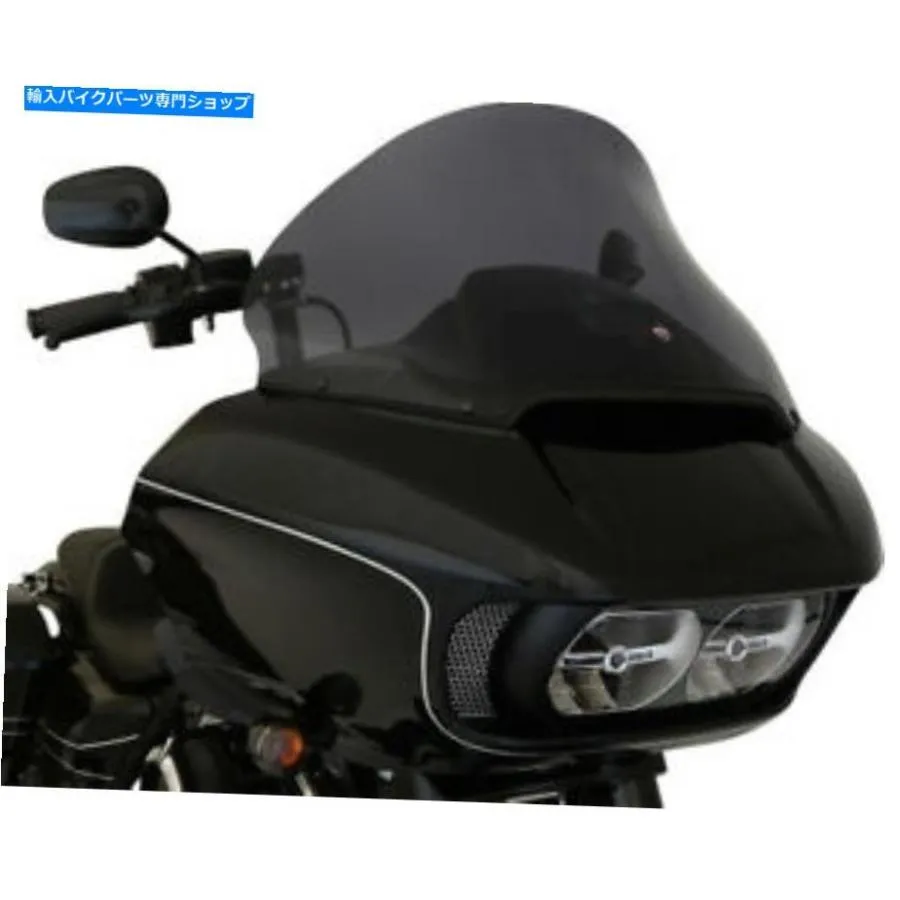 Windshield Klock Werksフレア15 \"ハーレーダビッドソンFltr Flr用のダークスモークフロントガラス Klock Werks Flare 15\" Dark Smoke Windshield For