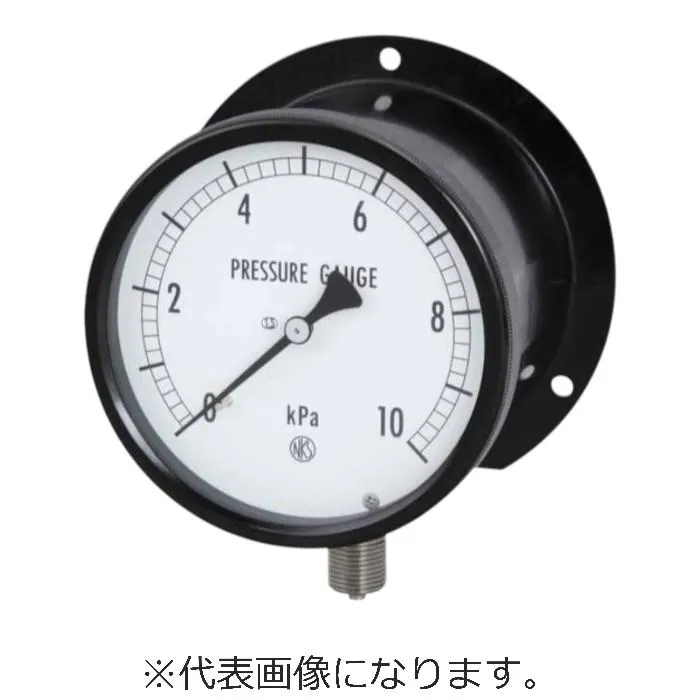 長野計器 微圧計（埋込形D枠、Φ100、-7～0kPa） ( GL25-133X-7KPA )
