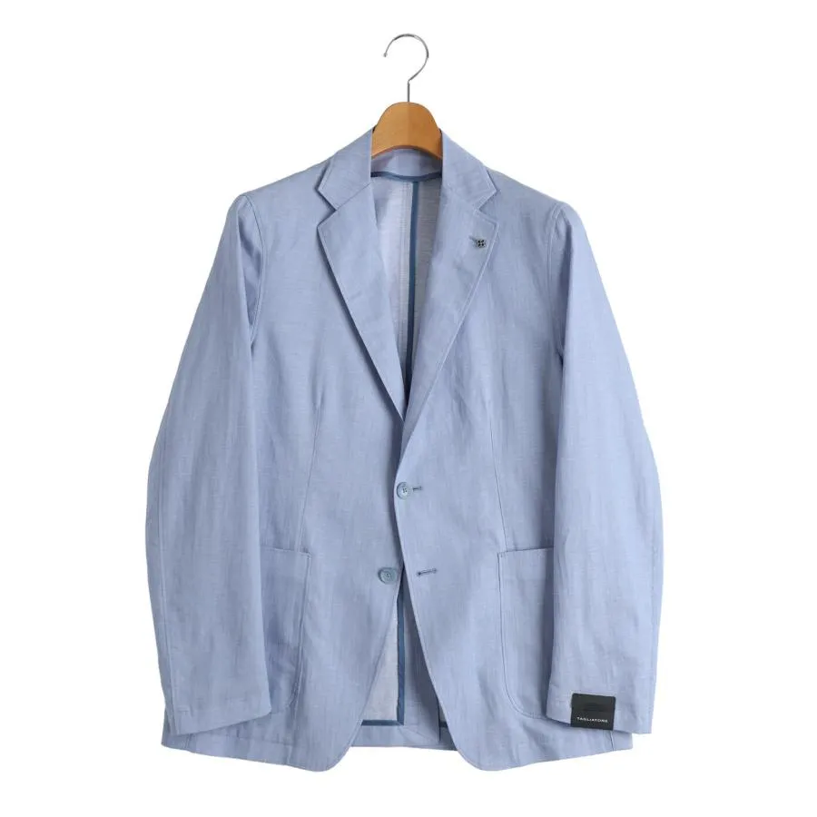 TAGLIATORE /タリアトーレ ： SINGLE 2B JACKET COTTON-LINEN ： G-LIGHT12K-740020