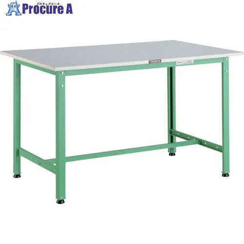 TRUSCO 軽荷重作業台(300kg)AE型 900X450XH740 基本タイプ ヤンググリーン色 RAE-0945 YG 1台 ■▼467-1678