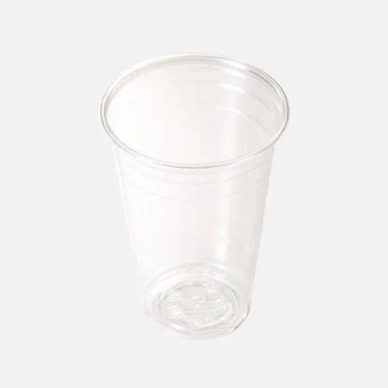 【1000個・本体とドーム蓋(穴ナシ)セット】DY-20 + DY-D98 穴ナシ （満杯 605ml）20オンス 業務用 プラカップ 透明 プラコップ 【代引き不可】各1000個入