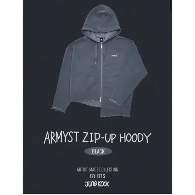 Artist Made BTS ジョングク ZIP UP HOODIE
