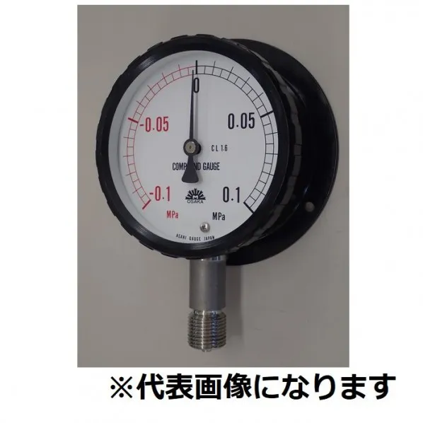 旭計器工業 密閉形連成計 B形 315-B351X0.6/-0.1MPA 1個