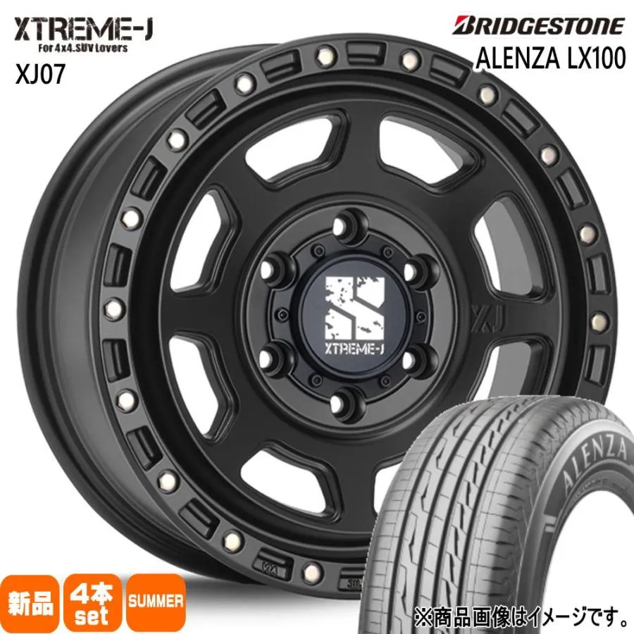 215/65R16 98H ブリヂストン ALENZA LX100 夏用 サマータイヤ XTREME-J XJ07 200系 ハイエース 専用  16インチ