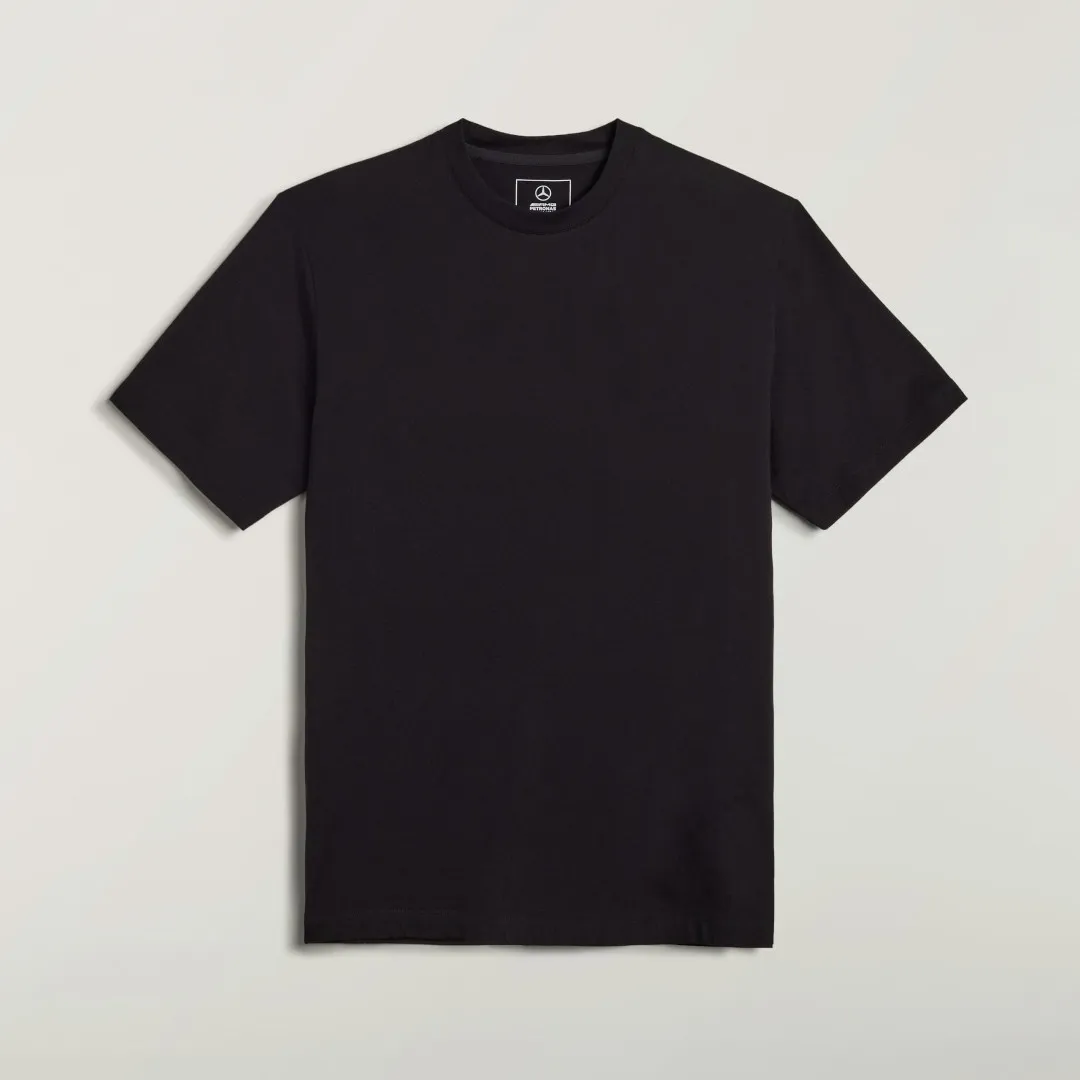 Y-3 | ワイスリー  MERCEDES -AMG PETRONAS FORMULA 1 TEAM LOGO STACK SHORT SLEEVE TEE  BLACK (KR2373) Tシャツ トップス ショートスリーブ 半袖 F1 フォーミュラ インターロック グラデーションプリント  メルセデス