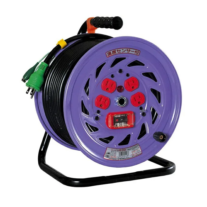 【ポイント10倍】日動工業 電工ドラム NF-EK54 100V 過負荷漏電保護兼用ブレーカー付 《標準型コードリール》