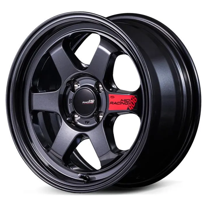 業販品 TOYO OBSERVE GIZ2 195/65R15 91Q MID RACING R06 クリスタルブラック 15インチ 7J+35 4H-100 冬用 4本