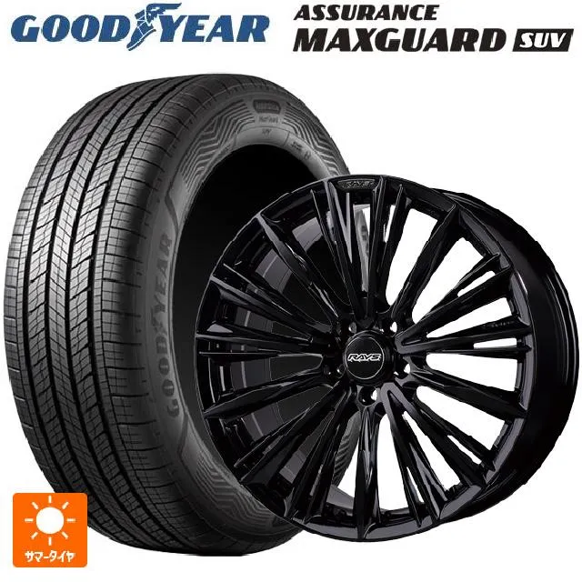 送料無料 サマータイヤホイール 4本セット 215/50R18 92V グッドイヤー アシュアランス マックスガード SUV レイズ ベルサス クラフ