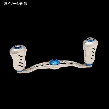 リールカスタムパーツ LIVRE クランク フェザー +Fino ダイワ/Abu用 右巻き 110mm TIB(チタン×ブルー)