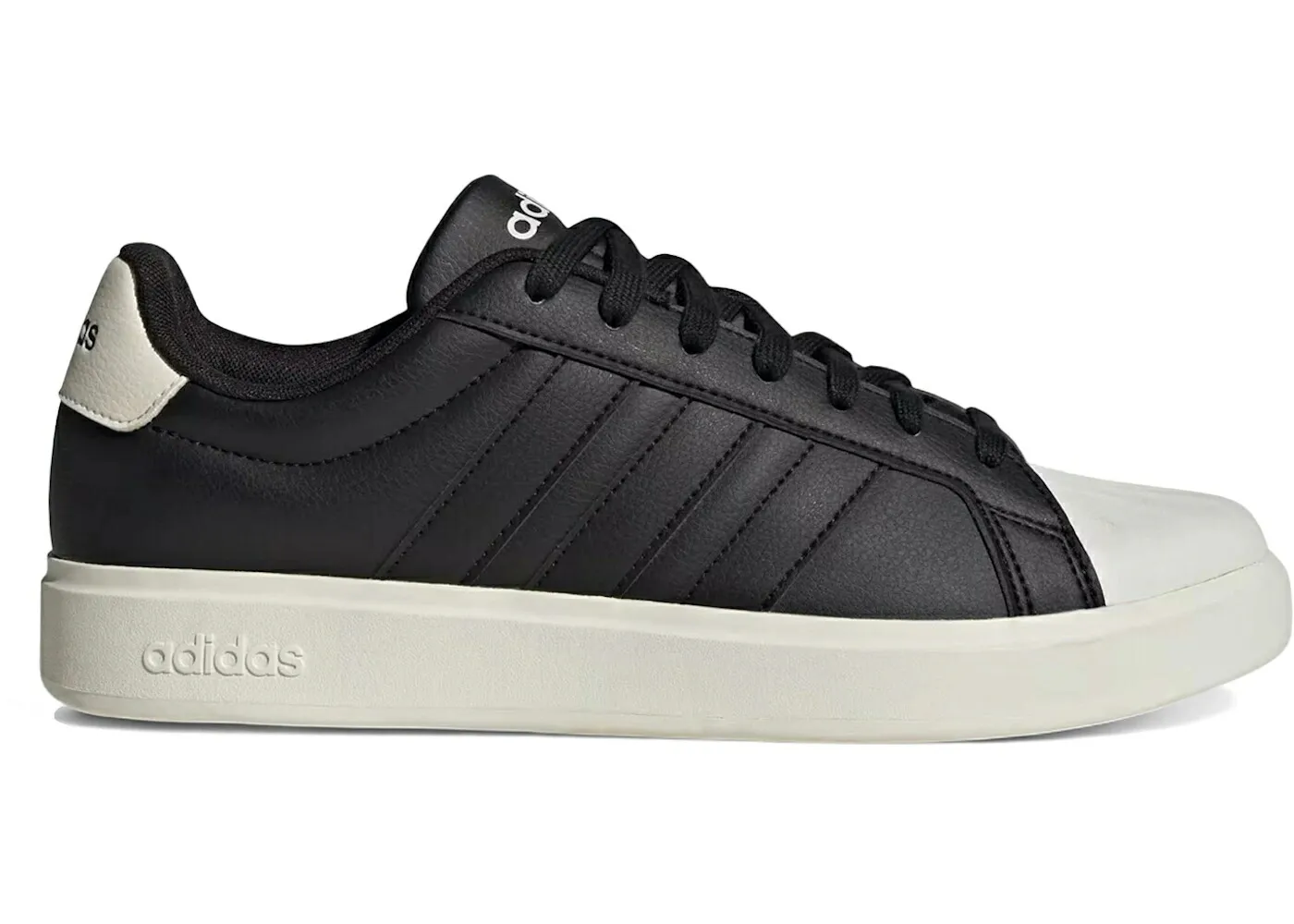 アディダス 黒色 ブラック 白色 ホワイト コア スニーカー メンズ ADIDAS STREETTALK BLACK OFF WHITE / CORE BLACK CORE BLACK OFF WHITE