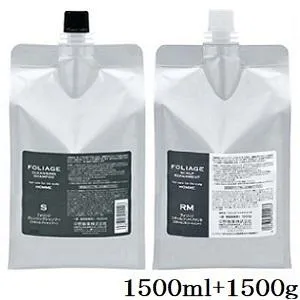 中野製薬 ナカノ フォリッジ クレンジングシャンプー 1500ml + スキャルプリペアメント 1500g