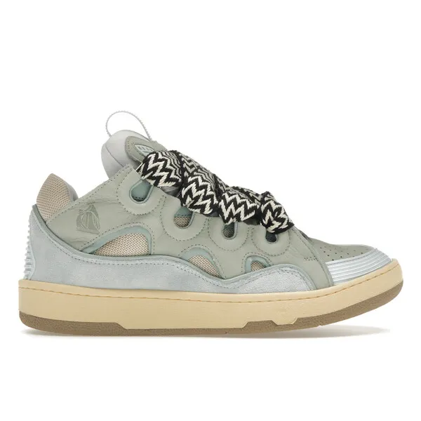 Lanvin ランバン レディース スニーカー  【Lanvin Leather Curb Light Blue Gum (Women)】  サイズ US_W_4 Light Blue/Gum