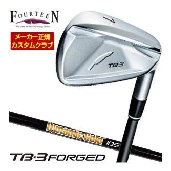 特注カスタムクラブ フォーティーン 2025NEW TB-3 FORGED アイアン DG105 ONYX BLACK シャフト 単品[＃5、＃6、＃7、＃8、＃9、PW]