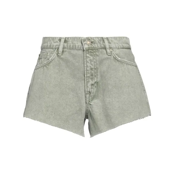 【送料無料】 ゲス レディース デニムパンツ ボトムス Denim shorts Green