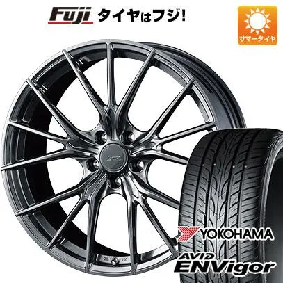 【新品国産車用 5穴114.3車】 夏タイヤ ホイール４本セット 225/45R18 ヨコハマ エイビッド エンビガーS321 ウェッズ F-ZERO FZ-1 18インチ