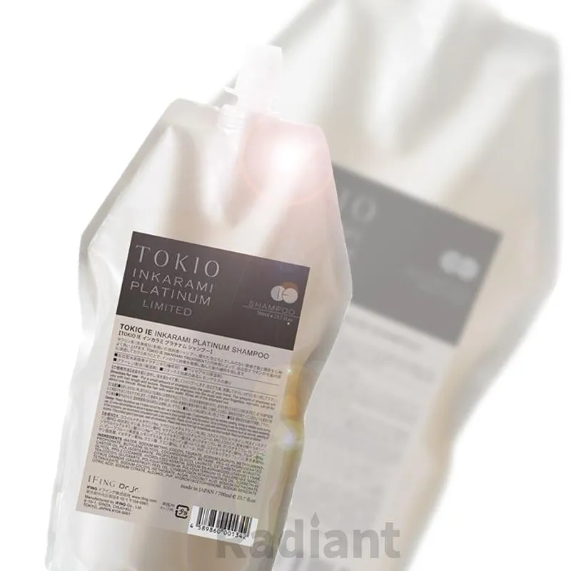 送料無料 700ml TOKIO IE インカラミ プラチナム リミテッド シャンプー サロン専売品 プロ用 美容室専売品 リニューアル 詰め替え用
