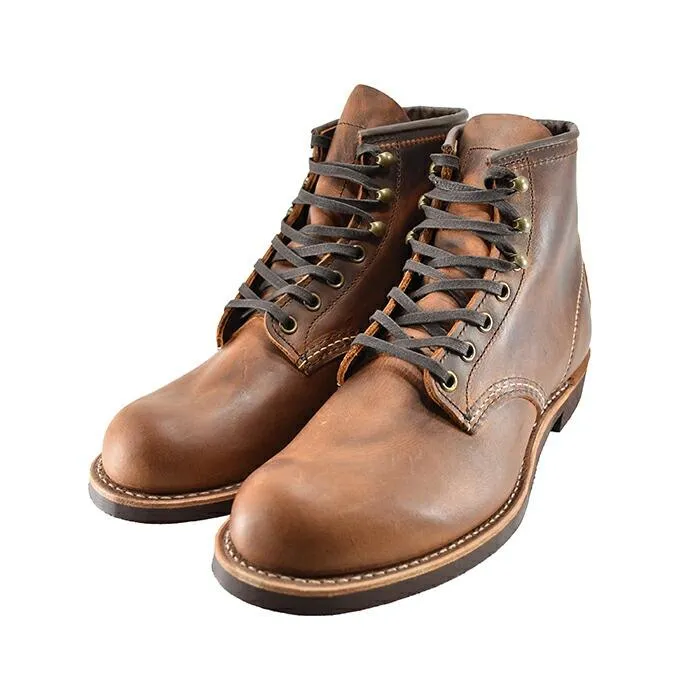 レッドウィング RED WING BLACKSMITH ブラックスミス ラウンドトゥ Dワイズ ワークブーツ ブラウン 42 (カッパー)