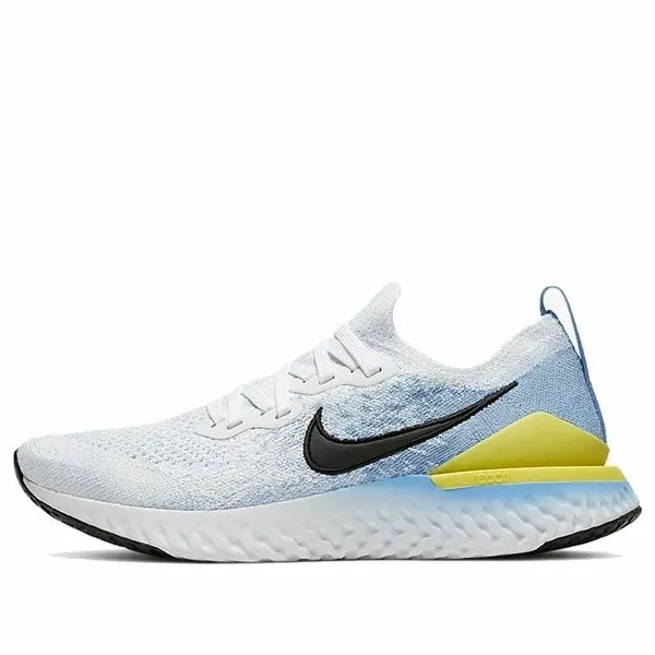Nike ナイキ レディース スニーカー  【(WMNS) Nike Epic React Flyknit 2 White Light Blue BQ8927-106】  サイズ US_8(25.0cm)