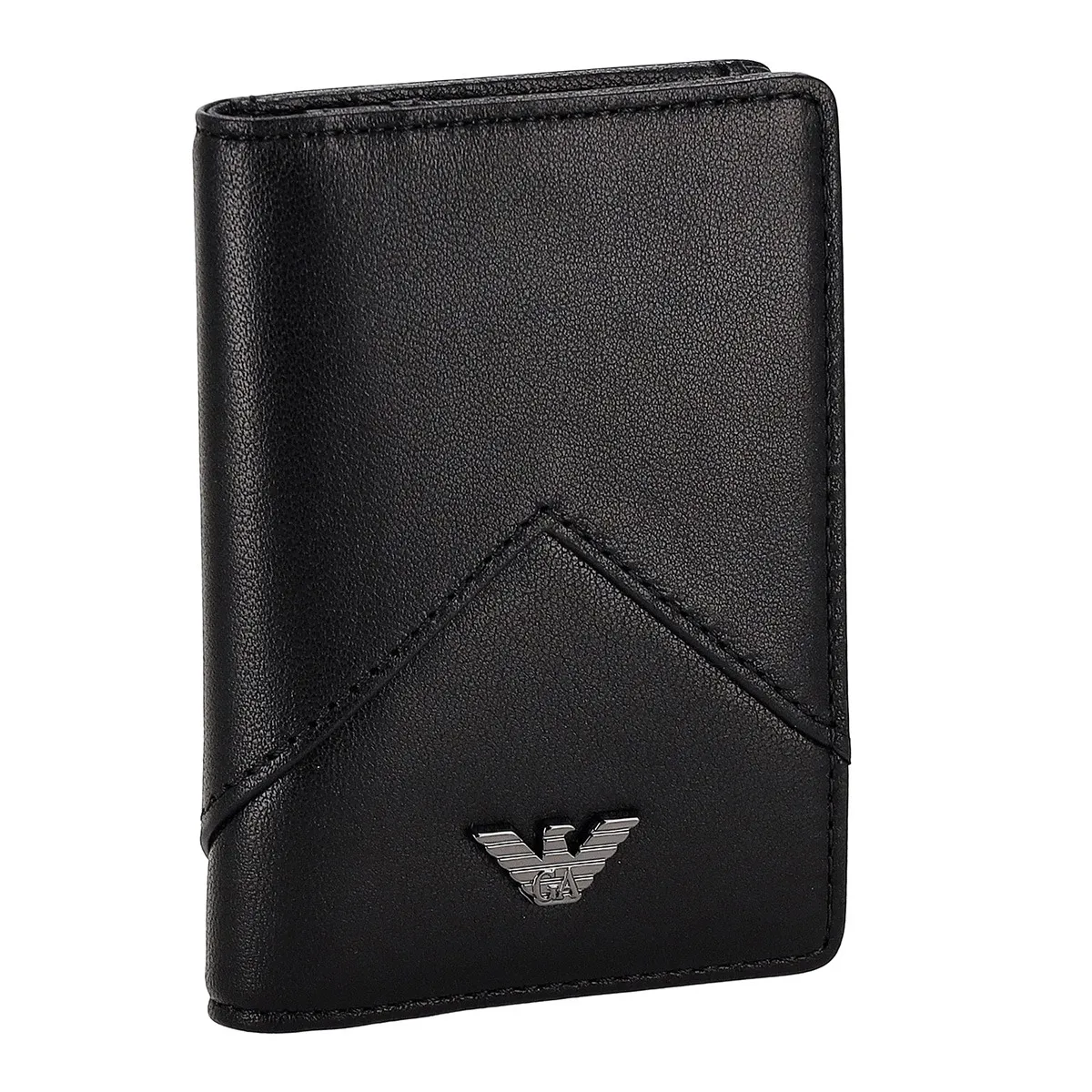 エンポリオアルマーニ EMPORIO ARMANI カードケース 名刺入れ EM003603 AF19365 UC001 メンズ ブラック 本革 レザー