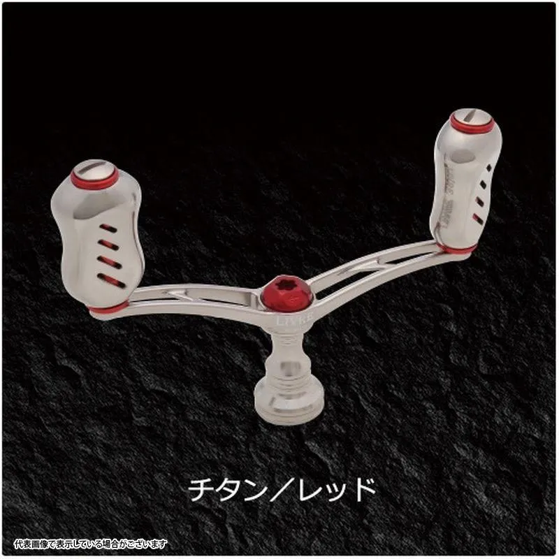 メガテック リブレ LIVRE WING 92(ウイング) Finoノブ ダイワ用 (チタンP+レッドG) 製品番号 WD92-FID1-TIR