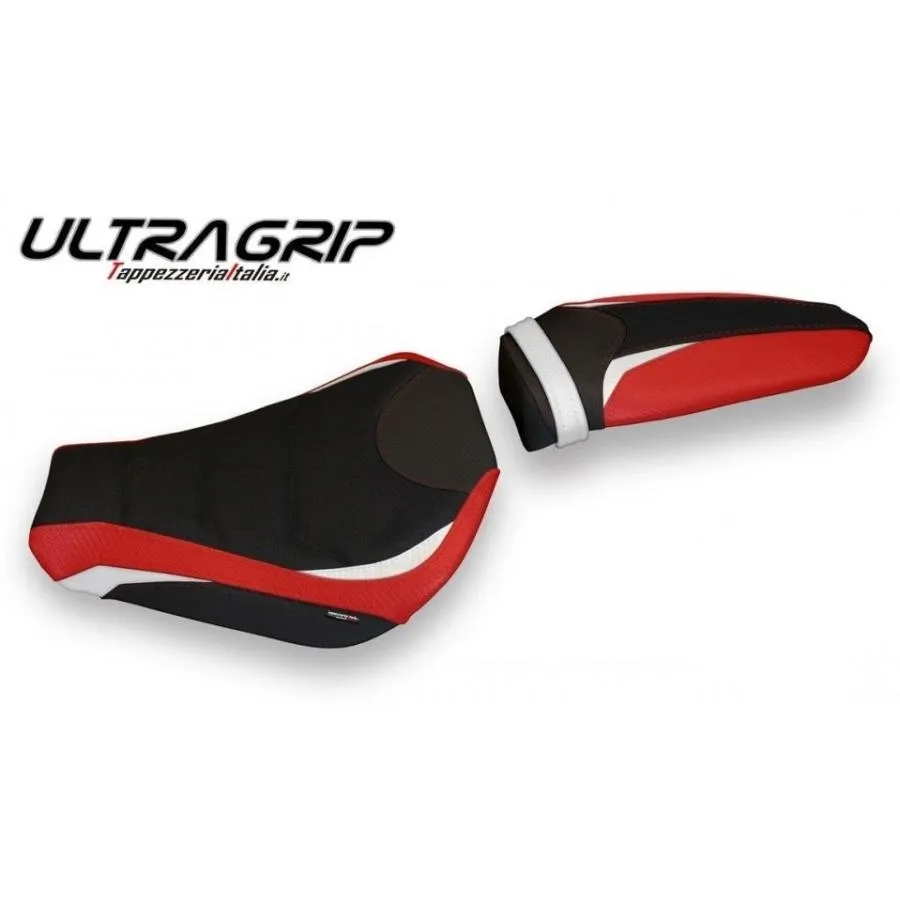 Tappezzeria Italia タッペッツェリア イタリア 純正シート用カバー SATURNIA SPECIAL COLOR 張替え：あり / カラー：レッド／ホワイト F4 MV AGUSTA アグスタ