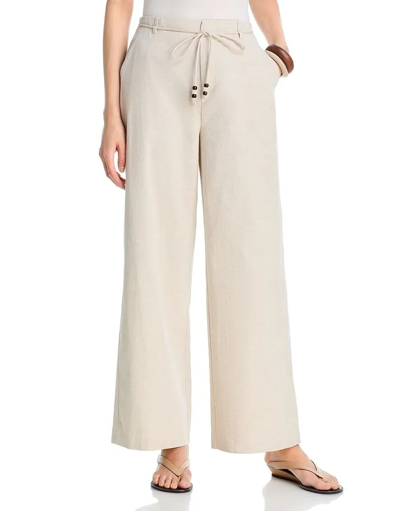 ルーシーパリ レディース ボトムス カジュアルパンツ Lucy Paris Logan Tie Pants Beige ベージュ