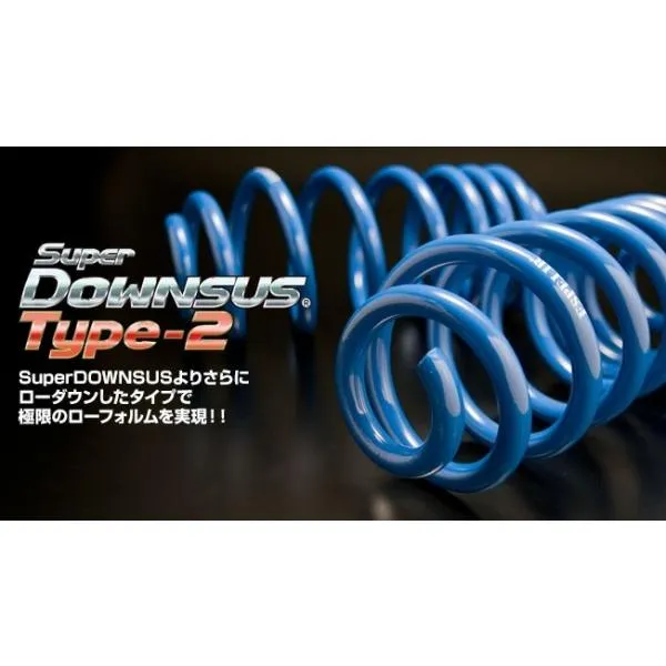 エスペリア スーパーダウンサス スピアーノ タイプ2 HF21S K6A H14/10-20/11 4WD ターボ 1型-6型 フロントのみ