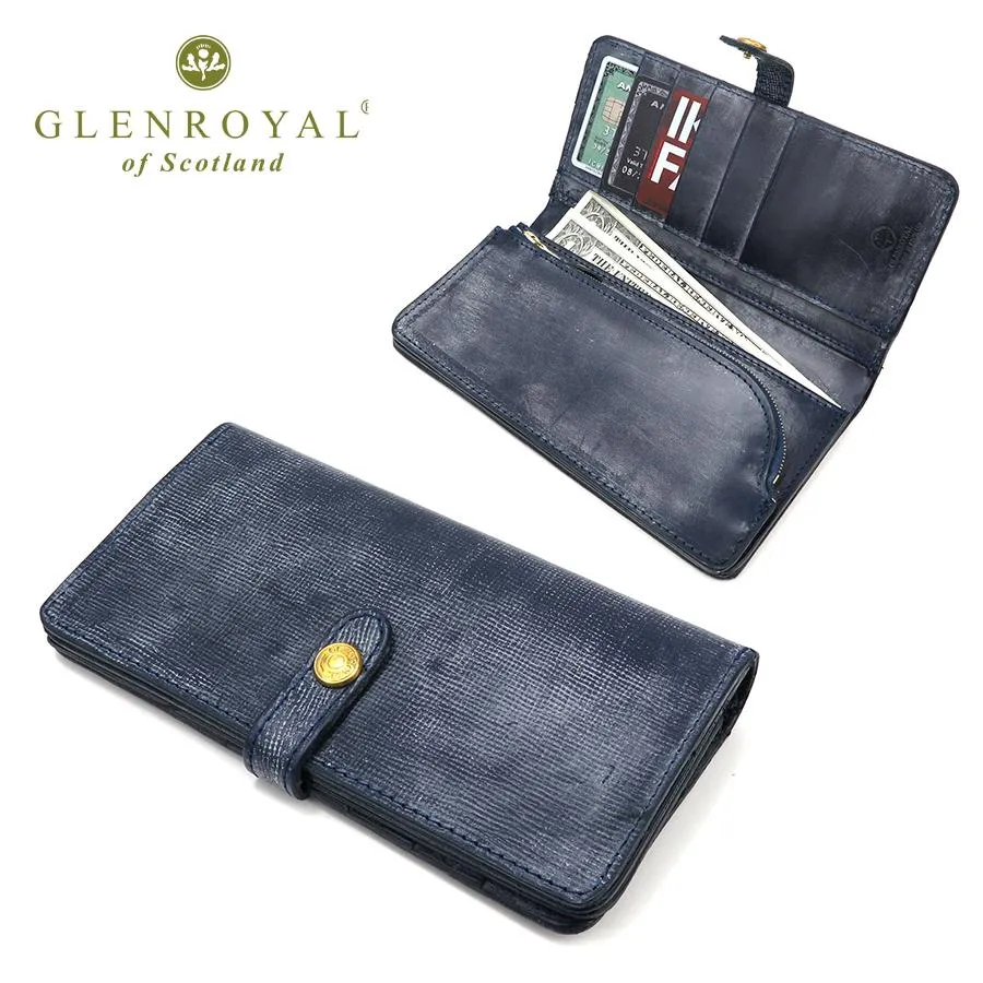 グレンロイヤル ロングウォレット/ダークブルー メンズ レイクランドブライドル LB03-6178 GLENROYAL【選べるノベルティ付】