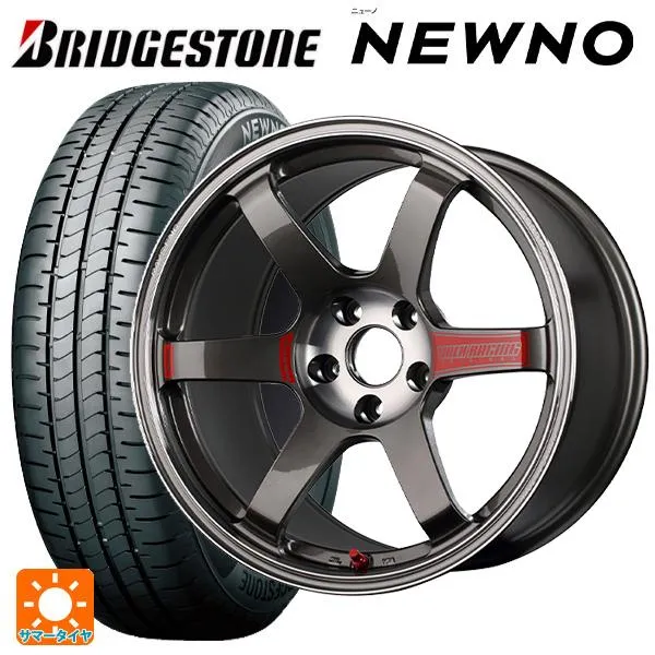 トヨタ GRカローラ(4BA-GZEA14H)用 235/40R18 95W XL ブリヂストン ニューノ 正規品 # ボルクレーシング TE37 サ