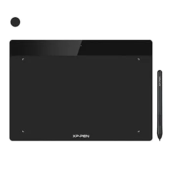【中古】【未使用】XP-PEN Deco Fun L ドローイングタブレットアートタブレット(ブラック)