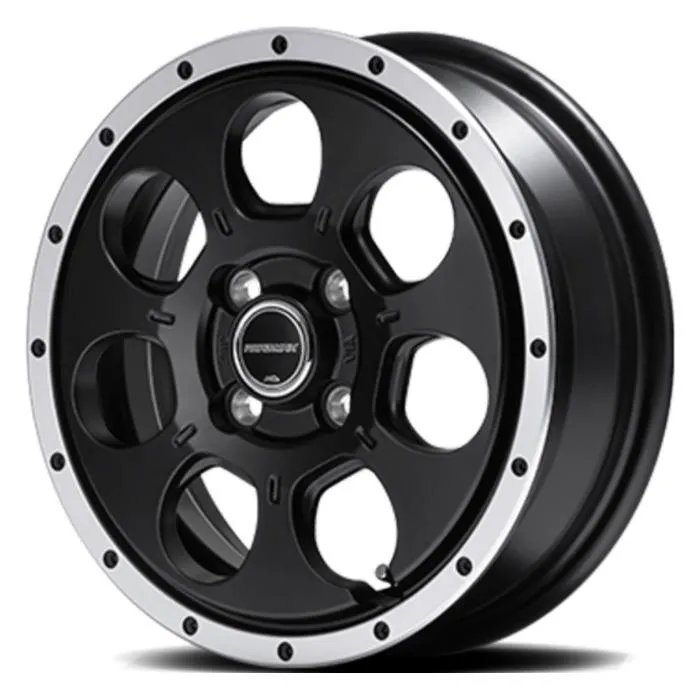 業販品 BRIDGESTONE BLIZZAK WZ-1 155/65R14 75Q ROADMAX WO-7 ブラック/フランジDC 14インチ 4.5J+45 4H-100 冬用 4本