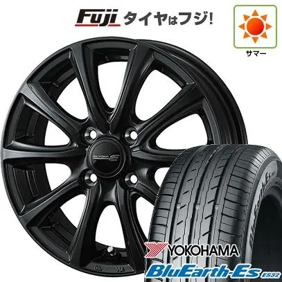 【新品 軽自動車】 夏タイヤ ホイール4本セット 155/55R14 ヨコハマ ブルーアース ES32 WEDS ウェッズ エリシア エリシア 4.5J 14インチ