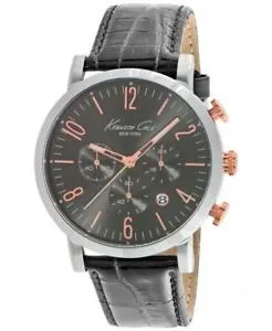 【送料無料】腕時計 ケネスニューヨーククロノペレクラシコorologio uomo kenneth cole 10020825  york chrono pelle grigio ros classico