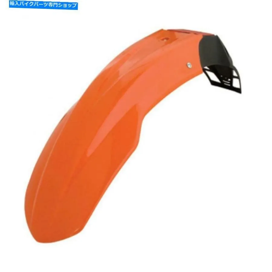 Front Fender Polisport UFXフリーフローフロントフェンダーKTMオレンジ - フィット：KTM 200 EXC 1998-2005 Polisport UFX Free Flow Front Fender K