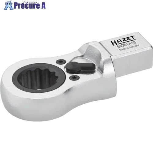 HAZET ヘッド交換式トルクレンチ用 ラチェットボックスエンドレンチインサート 6606D-21 1個 ■▼828-7252 【送料都度見積】