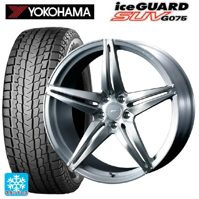 送料無料 スタッドレスタイヤホイール 4本セット 255/45R20 105Q ヨコハマ アイスガードSUV G075 ウェッズ エフゼロ FZ-3