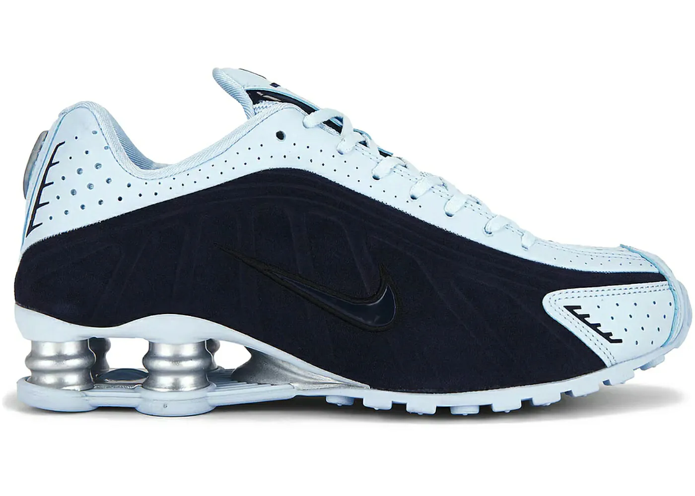 ナイキ ショックス 紫 パープル 青色 ブルー WOMEN スニーカー レディース NIKE SHOX R4 IMPERIAL PURPLE CELESTINE BLUE (WOMEN) / IMPERIAL PURPLE CELESTINE BLUE